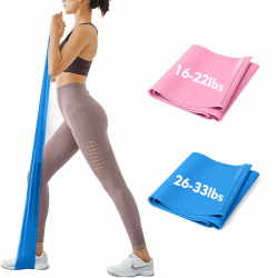 Fitnessband Gymnastikband Fitnessbänder - Premium Lang 1,8/2 Meter Übungsband widerstandsbänder