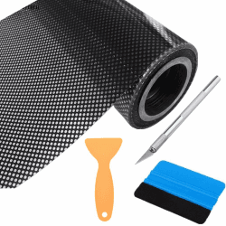 🚗🖤 30 * 200cm Schwarze Auto Scheibenfolie Perforiert Schwarz Form Bedruckte Sichtschutzfolie