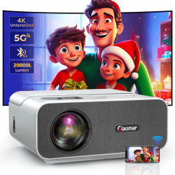 🌟 Beamer 4K 20000 Lumen Full HD 1080P 🎬 Mini Beamer 5G WiFi Bluetooth 📽️ LED Heimkino Video Projektor