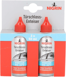 🚗💨 Angebot: Nigrin 74047 Türschloss Enteiser Auto KFZ Set 2x50ml