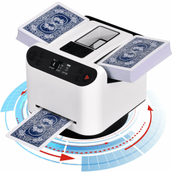 🃏 Elektrische Automatische Kartenmischmaschine und Kartensender 2-in-1 🃏