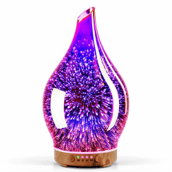 🌟 Porseme Aroma Diffuser Luftbefeuchter 150ml Handgeblasen 3D Ultraschall Leise 7 LEDs Raumbefeuchter BPA Frei 🌟