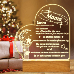 🎁 Geschenke für Mama - Nachtlicht für Muttertag und Geburtstag 🌟