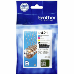 🖨️ Brother Original LC-421VAL Tintenpatronen Value Pack für Brother Drucker