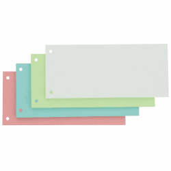🌈 Oxford Trennstreifen: 100 Stück, 4 Farben, 190 g/m²