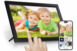 15,6 Zoll WiFi Digitaler Bilderrahmen - Muttertagsgeschenk 🎁