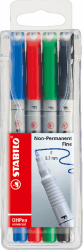 🖍️🌈 STABILO OHPen universal Folienstift 4er Pack - 4,57€
