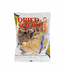 🦑 BDMP Getrocknet Gläserner Squid 100g Tintenfisch ohne Haut