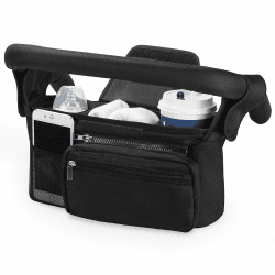 👶👜 Kinderwagen Organizer Universal mit Isolierten Getränkehalter 🍼👜