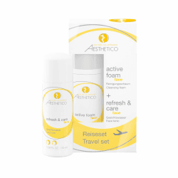 🌟 AESTHETICO Reiseset, 2x 50ml - Praktische Hautreinigung für unterwegs 🌿