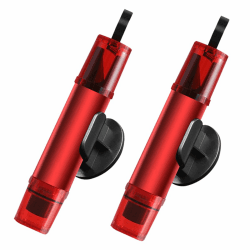 🚗🔨 2 Stück 3 in 1 Gurtschneider Notfallhammer Deal - Auto Sicherheitstool