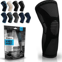 POWERLIX Athletics Kniebandage | Kompressionsbandage für Sport und Gelenkschmerzen 💪🩹