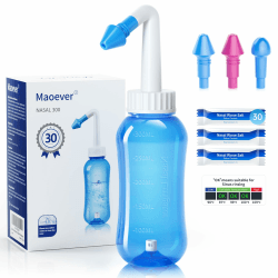 😷 Nasendusche Set zur Nasenreinigung und Nasenspülung 🌊 BPA-frei - 300 ml