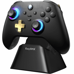 🎮 EasySMX D05 PC Controller mit Ladestation - Kabelloser Controller mit Hall Joystick & Hall Trigger