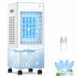 Mobile Klimaanlage Mobil Klimagerät Luftkühler 4 in 1 Ventilator mit Wasserkühlung