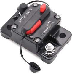 Mottdam Schutzschalter 50-300A,Leitungsschutzschalter 50 AMP Reset Sicherung 12-48V DC Sicherung Auto Boot Leistungsschalter(300A) 🛡️⚡
