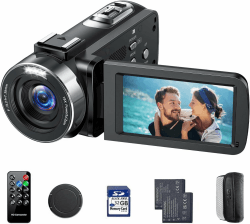 Videokamera 4K Camcorder, 42 MP Videorecorder für Vlogging YouTube 📹🎥