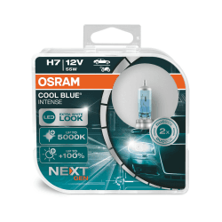 Osram Cool Blue Intense H7 - Halogen-Scheinwerferlampe mit LED-Look