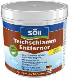 🌿🌊 Söll 80588 TeichschlammEntferner 500 g - Biologischer Teichreiniger 🐠🦢