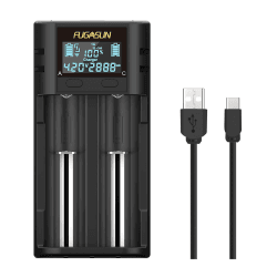 🔋🔌 Intelligentes LCD 18650 Akku Ladegerät für verschiedene Akkutypen