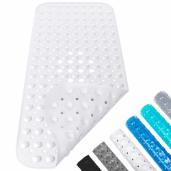 🛁🚿 Badewannenmatte Duschmatte 100x40 cm Antirutschmatte (Weiß) - Angebot