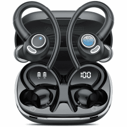 Bluetooth Kopfhörer Sport 🎧 Wasserdicht mit Dual LED-Anzeige