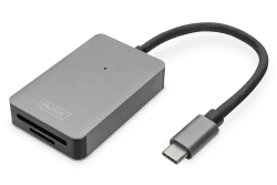 🚀 Angebot: DIGITUS USB-C Kartenleser mit 2 Anschlüssen