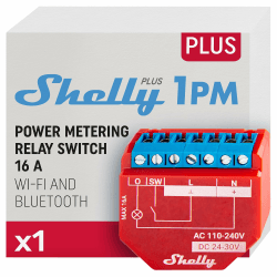 Shelly Plus 1PM | WLAN & Bluetooth Relais Schalter 🏡🔌