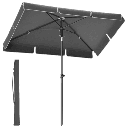 🌞 SONGMICS Sonnenschirm 200 x 125 cm, Balkonschirm UPF 50+ 🌂