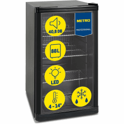 METRO Professional Mini-Kühlschrank GPC1088, 88 L 🌬️❄️🏠🔧💡🚛