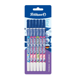 🚀 Angebot: Pelikan Tintenlöscher Super-Pirat 850, 6 Stück 🖋️🌈