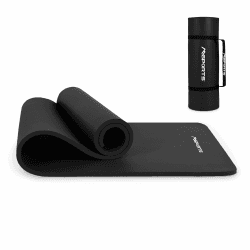 Gymnastikmatte Premium inkl. Tragegurt + Übungsposter + Workout App 🧘‍♀️