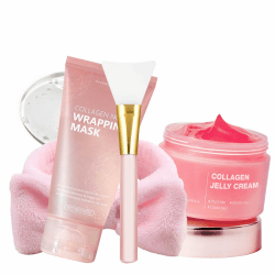 😍🌙 Collagen Night Wrapping Mask, Skincare Set 🌟