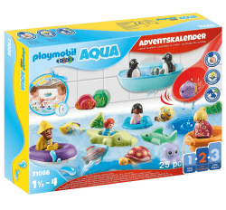 🛁🎁 PLAYMOBIL 1.2.3 Aqua 71086 Adventskalender für Kinder: Badespaß 🎉
