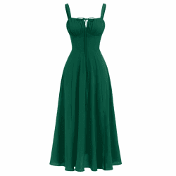 Elegantes Sommerkleid Damen Lang 🌸👗 Abendkleider Milkmaid Dress Korsett Kleider