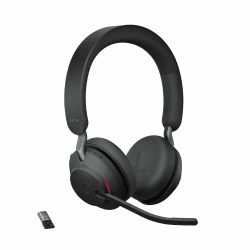 Jabra Evolve2 65 Wireless PC Headset - Noise Cancelling UC Certified Stereo Headphones 🎧