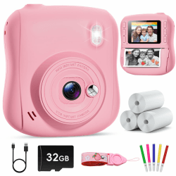 Hangrui Kinderkamera Sofortbildkamera: 14MP + 32G Karte & Druckpapier 📸🎨