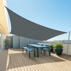UMI Sonnensegel Wasserdicht 3x3m Rechteckig mit 98% UV Schutz 🌞