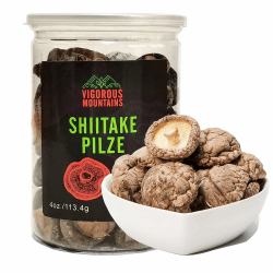 🌄 VIGOROUS MOUNTAINS 🍄 Getrocknete Shiitake Pilze (4) - Sonderangebot!
