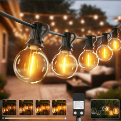 🌟 btfarm 10M Lichterkette Außen Dimmbar, LED Outdoor Lichterkette mit Timer 🎉