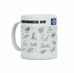 🔵🔷 HSV Hamburger SV Tasse Becher Kaffeetasse Signature Unterschriften Autogramme 🖊️🔵 Team 2024/2025 🔷🔵