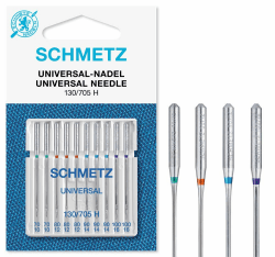 SCHMETZ | 10 Nähmaschinennadeln | Universal | 130/705 H | Nadeldicke 70/10-100/16 🧵🪡
