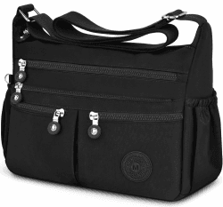 Crossbody Bag Damen Große Kapazität Wasserdicht Nylon Umhängetasche Damen Mittelgroß