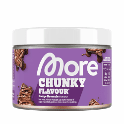 MEHR Chunky Geschmack, Fudge Brownie, 150 g, vegan 🌱🍫🇩🇪