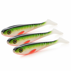 🎣🐟 Fishing Inzite Flanker Hecht-Shad 18,5cm - UV-Aktiver Gummiköder für Hecht-Angeln 🎣🐟