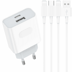 🔋 Schnellladegerät und Ladekabel für iPhone - 20W Ladegerät mit 2M Schnellladekabel