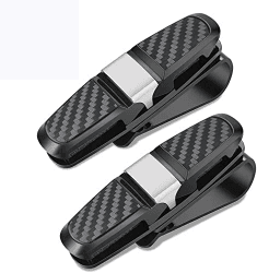 🕶️ Deal des Tages! Brillenhalter für Auto Sonnenblende 2 Stück 🚗