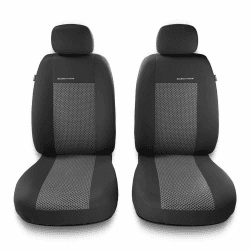 Mossa - Universal Sitzbezüge Auto für VW Volkswagen Caddy - 2UNE-2 Schwarz Grau