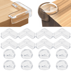 👶🛡️ Eckenschutz Kantenschutz Baby, 16 Stück - Transparent & Selbstklebend