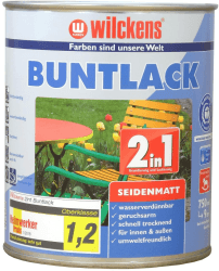 🎨🏠 Wilckens 2in1 Acryl Buntlack, seidenmatt, 750 ml - RAL 7016 Anthrazitgrau